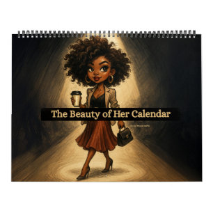 Calendrier Grande Femme Noire 2026