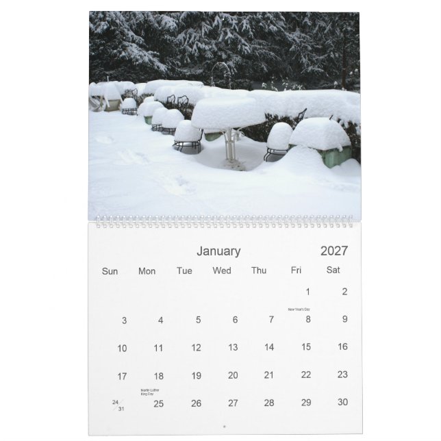Calendrier grande taille Martha Lewis : Lieux Far & Near 2011 (Jan 2027)