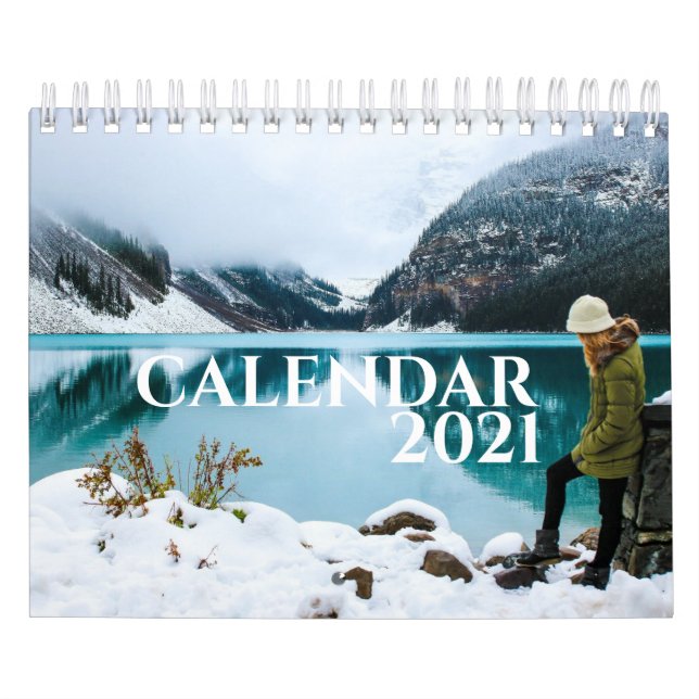 Calendrier Grandes photos modernes et simples 2021 (Protection)