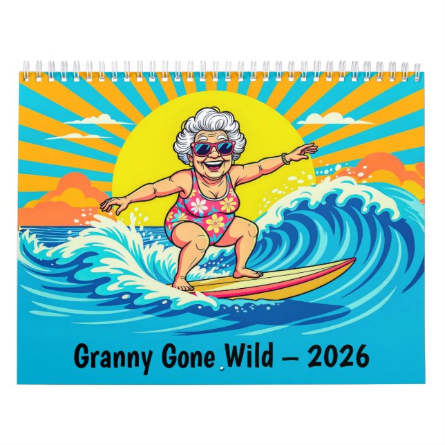 Calendrier Granny Gone Wild – 2026 Retirement Adventure Calen (Protection)