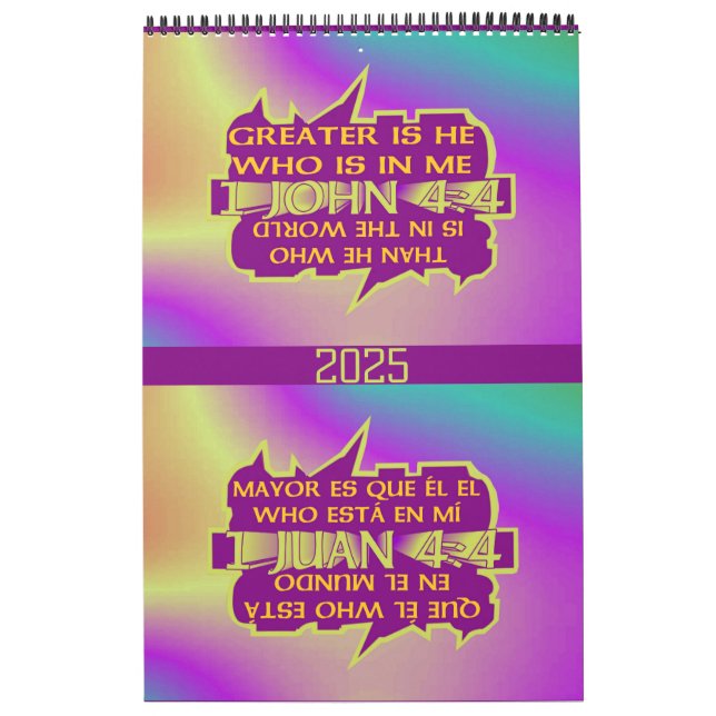 Calendrier Greater is He© - Partic& Eng Calendar (Protection)