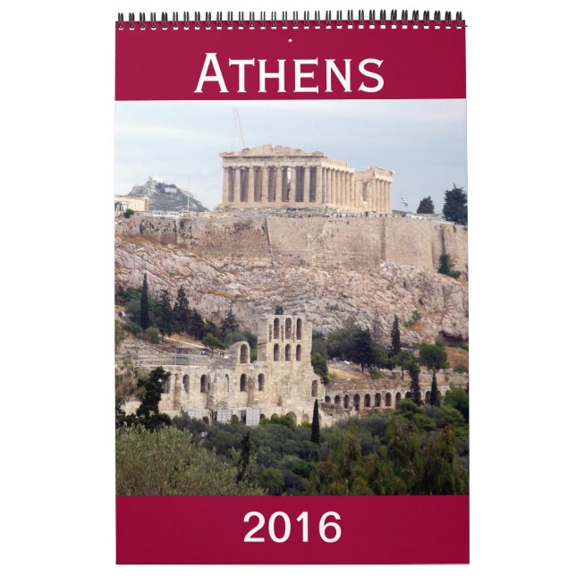 Calendrier Grec 2016 d'Athènes (Protection)