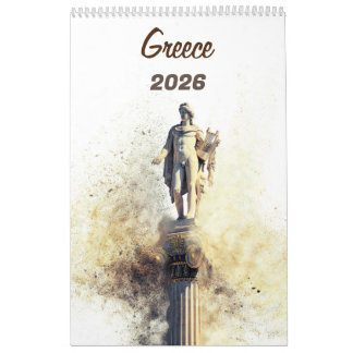 Calendrier Greece 2026 Photo Calendar – Scenic Landscapes