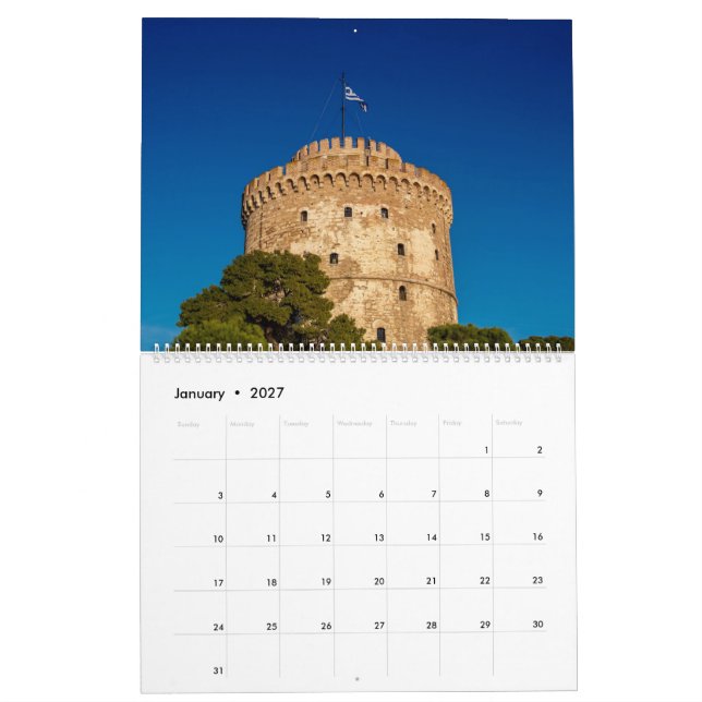 Calendrier Greek Emotions 2026 (Jan 2027)