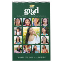 Green Gold Graduation K-12 Collage photo 15 Mois