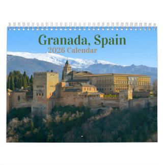 Calendrier Grenade, Espagne 2026
