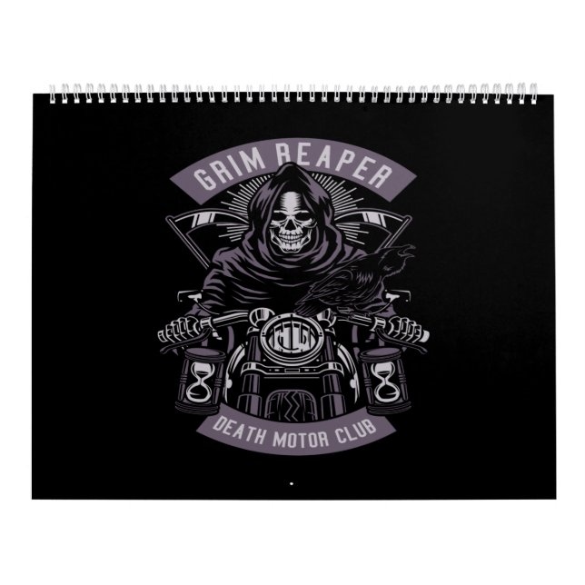 Calendrier grim reaper death motor club (Protection)