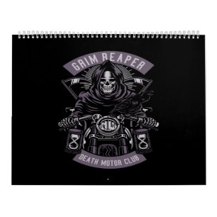 Calendrier grim reaper death motor club