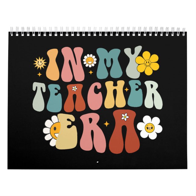 Calendrier Groovy à l'ère de mon professeur Retour à l'école  (Protection)