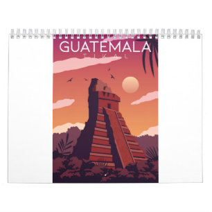 Calendrier Guatemala Tikal