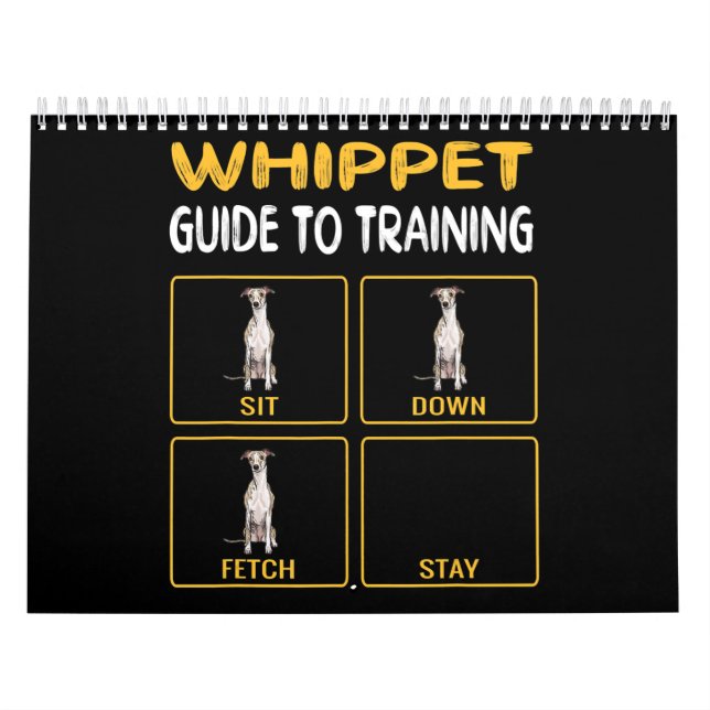 Calendrier Guide Whippet Pour L'Entraînement De L'Obéissance  (Protection)
