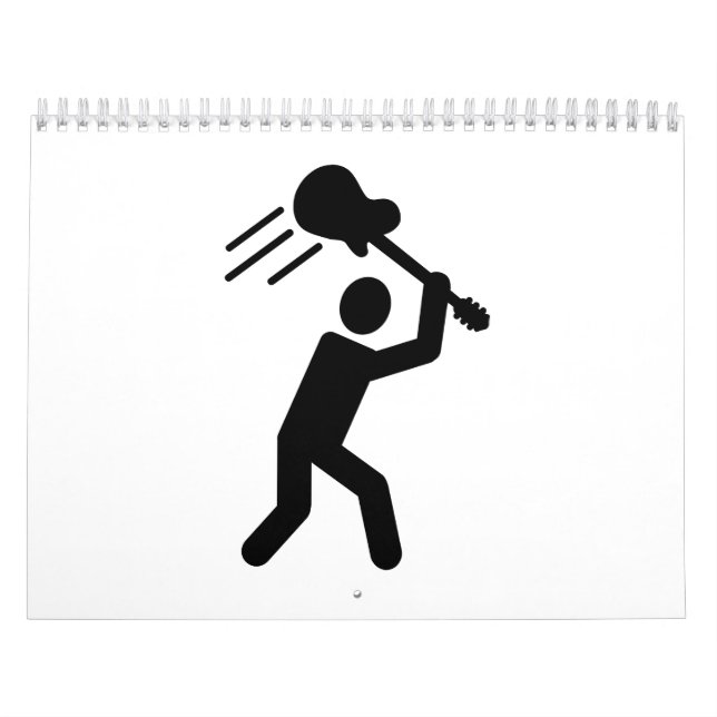Calendrier Guitare de vedette du rock (Protection)