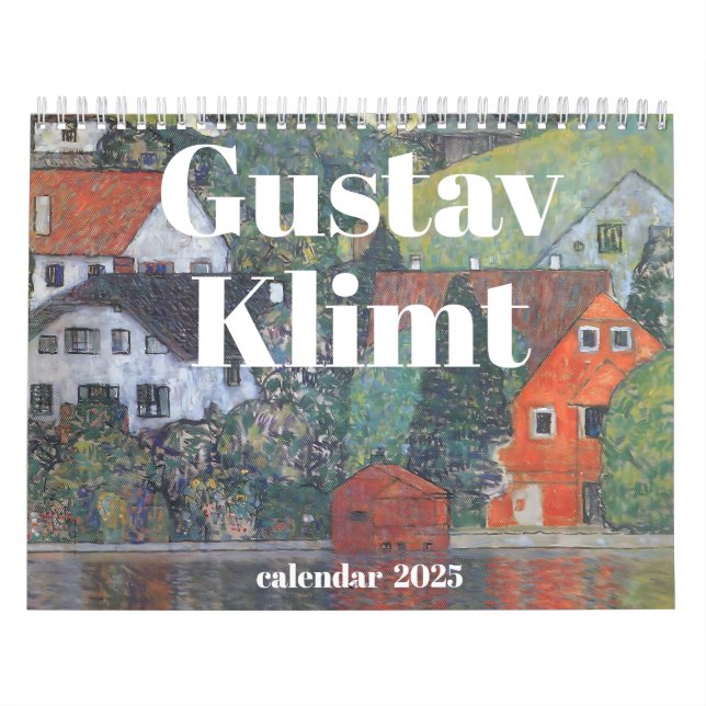 Calendrier Gustav Klimt 2025 Collection d'Art  (Protection)