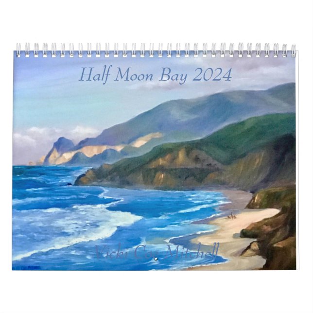 Calendrier Half Moon Bay 2024 (Protection)