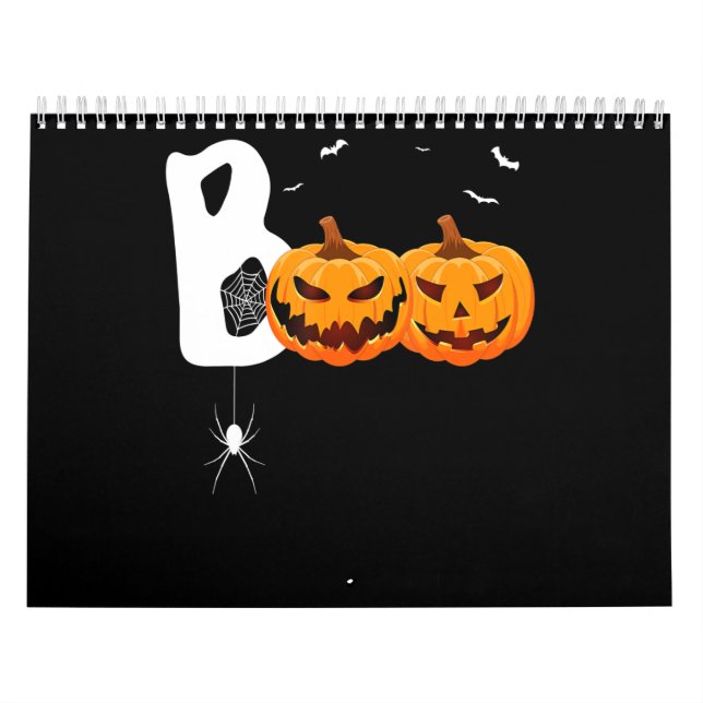 Calendrier Halloween Boo Scanner Citrouilles Spider Trick ou  (Protection)