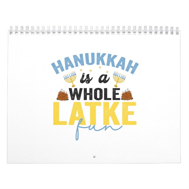 Calendrier Hanoukka est une chanuka juive amusante et tout La (Protection)