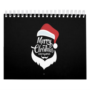 Calendrier Happy Christmas Santa Claus Say Merry Christmas