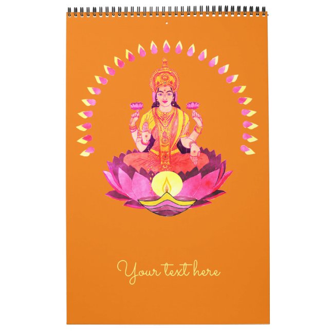 Calendrier Happy Diwali - Deepalavi Lakshmi Goddess 1 (Protection)