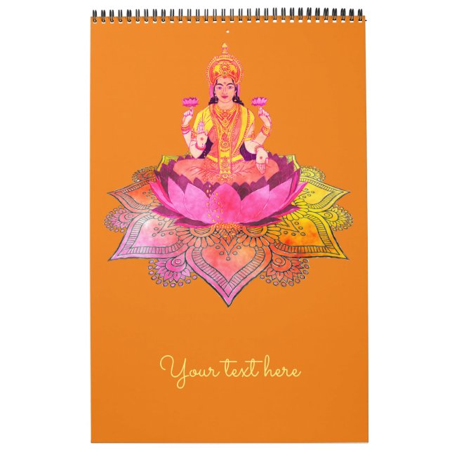 Calendrier Happy Diwali - Deepalavi Lakshmi Goddess 4 (Protection)