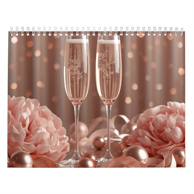 Calendrier happy new year 2026 champagne glow (Protection)
