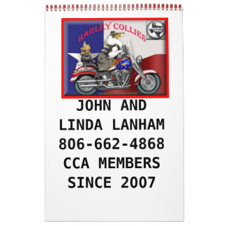 Calendrier Harley Collies