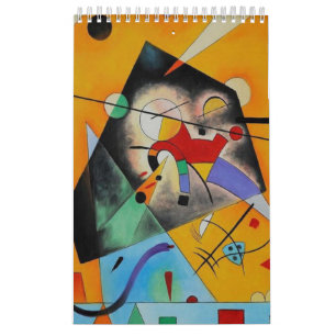 Calendrier Harmonie tranquille Wassily Kandinsky