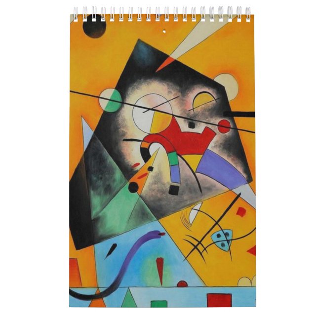 Calendrier Harmonie tranquille Wassily Kandinsky (Protection)