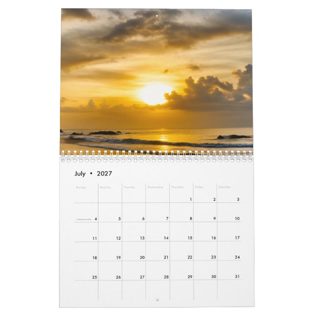 Calendrier Harmony – Personnalisé avec Nature & Pa (Jul 2027)