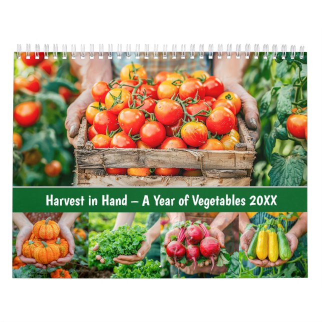 Calendrier Harvest in Hand – A Year of Vegetables (Protection)