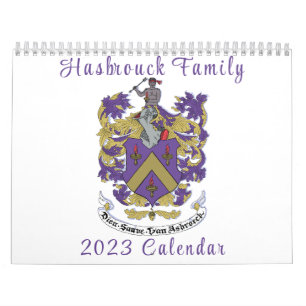 Calendrier Hasbrouck Family Wall Calendar 2023