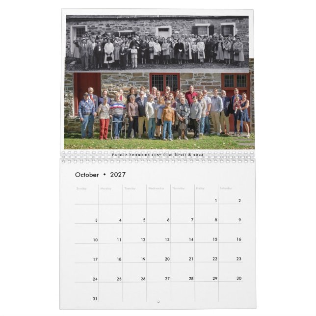 Calendrier Hasbrouck Family Wall Calendar 2025 (Oct 2027)