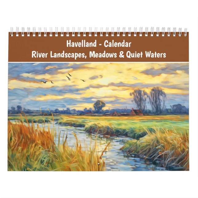 Calendrier Havelland – Paysages fluviaux, prairies (Protection)