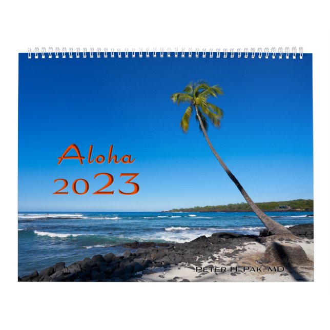Calendrier Hawaii 2023 (Protection)