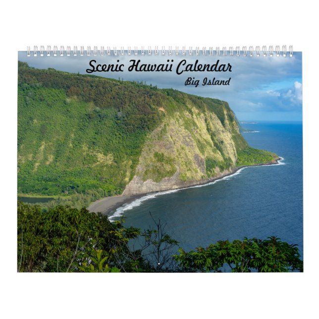 Calendrier Hawaii Big Island (Protection)