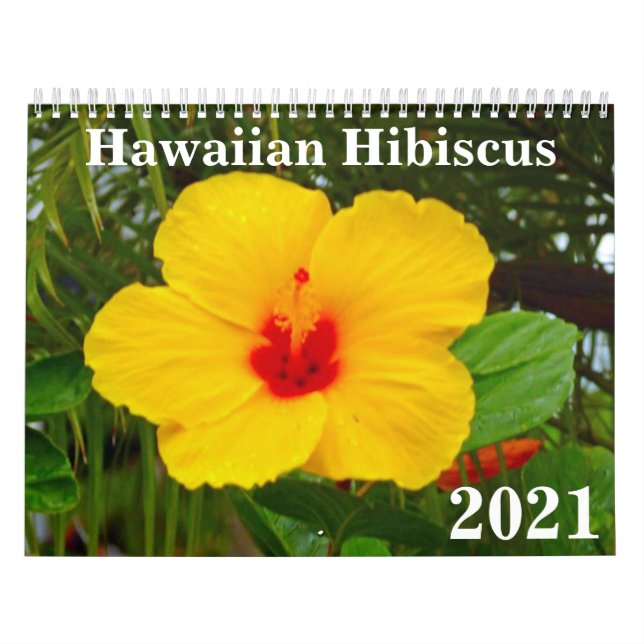 Calendrier Hawaiian Hibiscus 2021 (Protection)