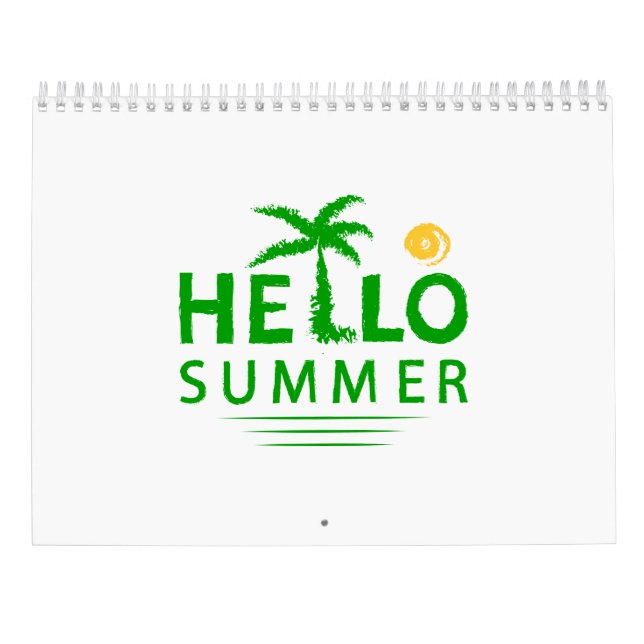 Calendrier Hello Summer (Dos)