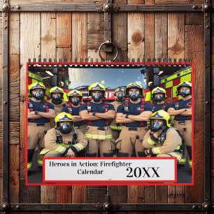 Calendrier Héros en action : pompier 20XX