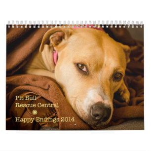 Calendrier heureux 2014 de pitbull des fins de