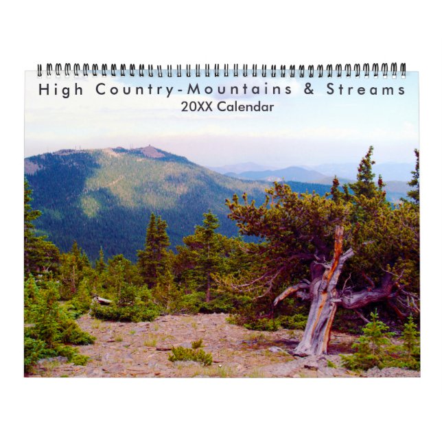Calendrier High Country - Montagnes & Ruisseaux (Protection)