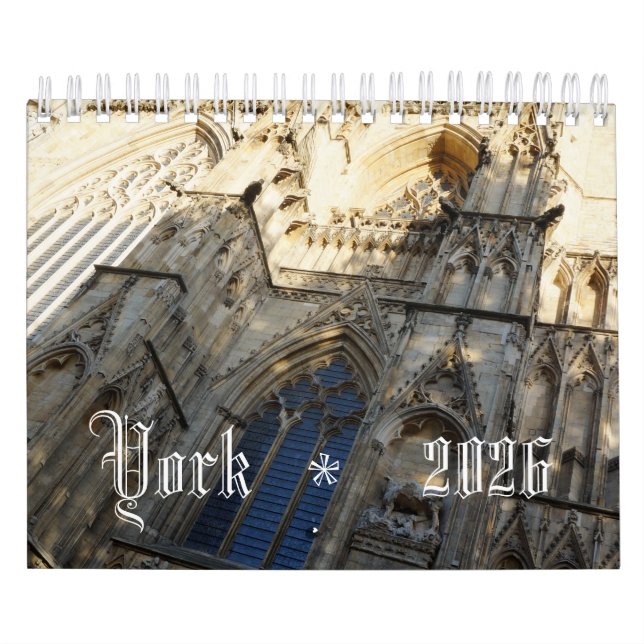 Calendrier Historic York 2026 (Protection)