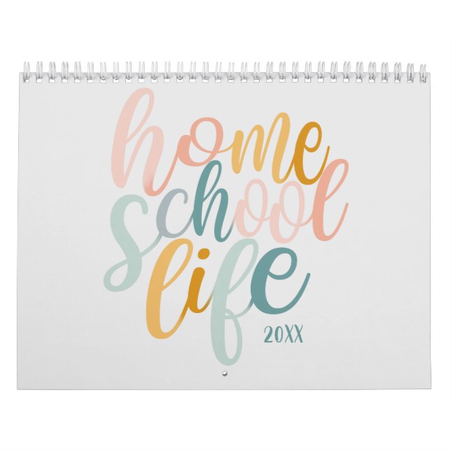 Calendrier Homeschool Life Jolies citations alt 2024 Calendri (Protection)