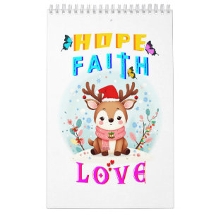 Calendrier Hope Faith Love