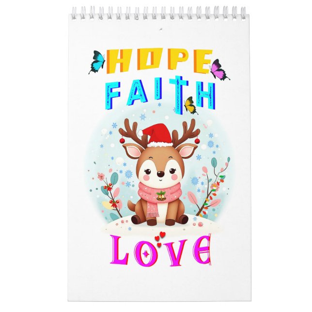 Calendrier Hope Faith Love (Protection)