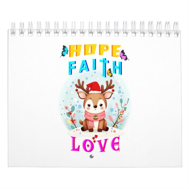 Calendrier Hope Faith Love (Protection)