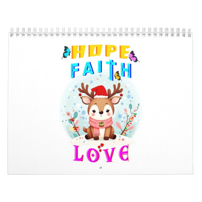 Calendrier Hope Faith Love (Protection)