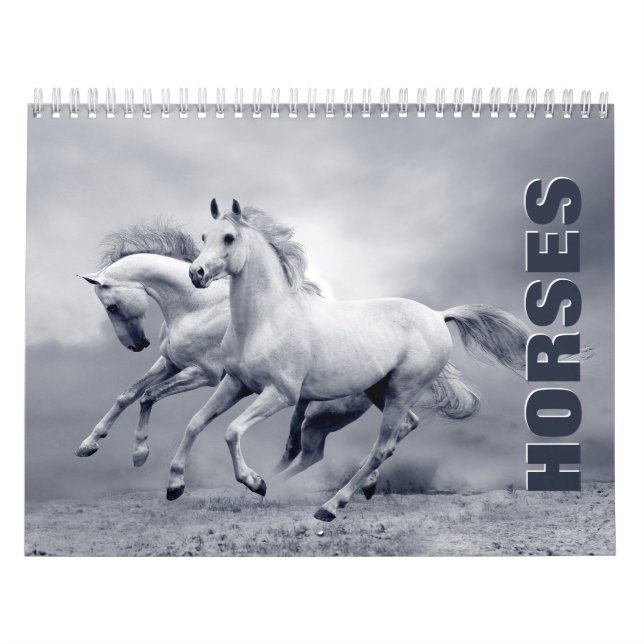 Calendrier Horaires muraux des chevaux (Protection)