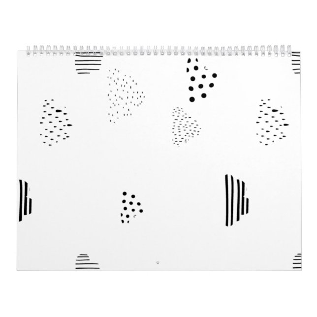 Calendrier Horizontal, gris moyen (Protection)