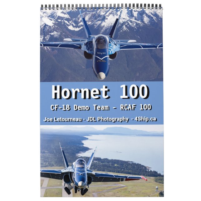 Calendrier Hornet 100 - Équipe de démonstration CF-18 de l'AR (Protection)