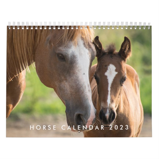 Calendrier Horse Calendar 2023 Custom Ajouter Votre Photo (Protection)