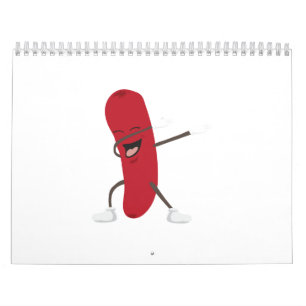 Calendrier Hot dog tamponnant drôle - idée de cadeau